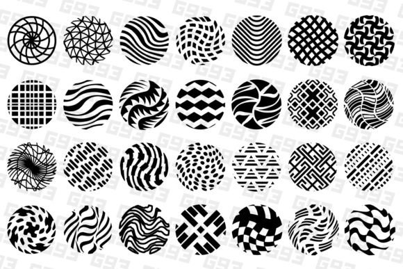 Download Circle Patterned Design Elements - Patterned design Collection
