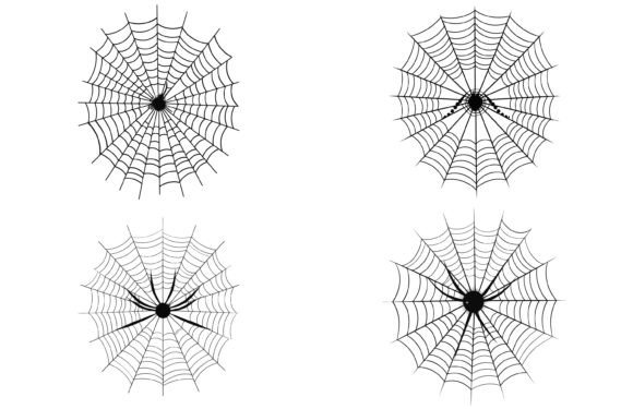 Download Spiders Cobweb Silhouette - Spiders Collection