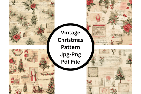 Download Vintage Christmas Pattern - Premium Resources