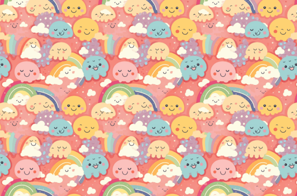 Download Retro Rainbow Pattern Colorful Patterns - Retro rainbow Collection